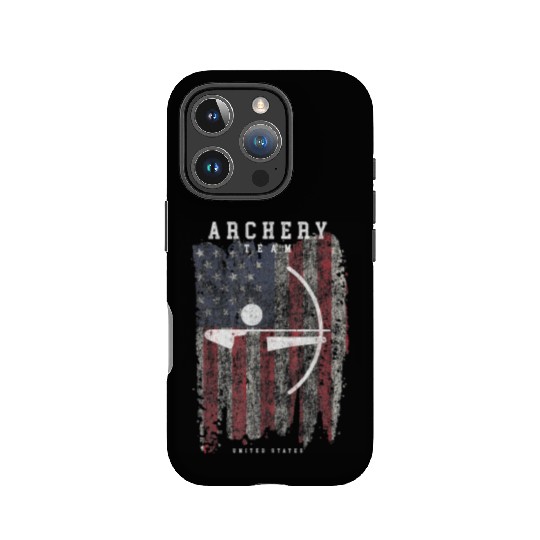 Archery Team USA Vintage American Flag Compound IPhone Cases