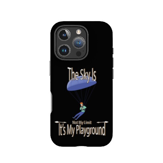 The Sky Is My Playground Skydive Funny Cute IPhone Cases