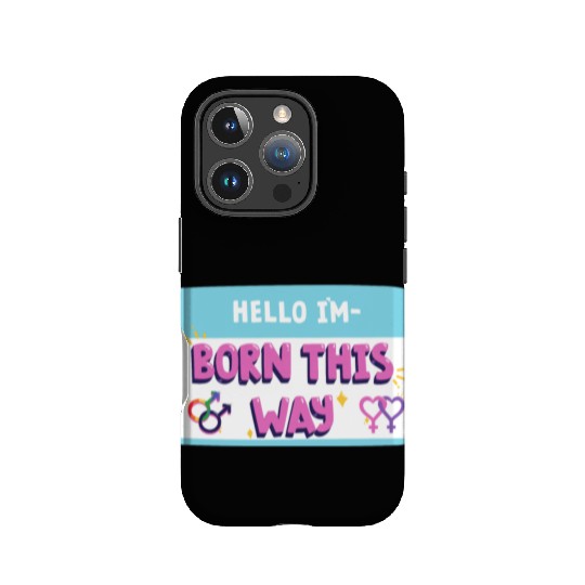 born this way transgender pride IPhone Cases