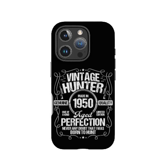 1950 Hunting for Boar Hunter Dog 1950 Year Born IPhone Cases