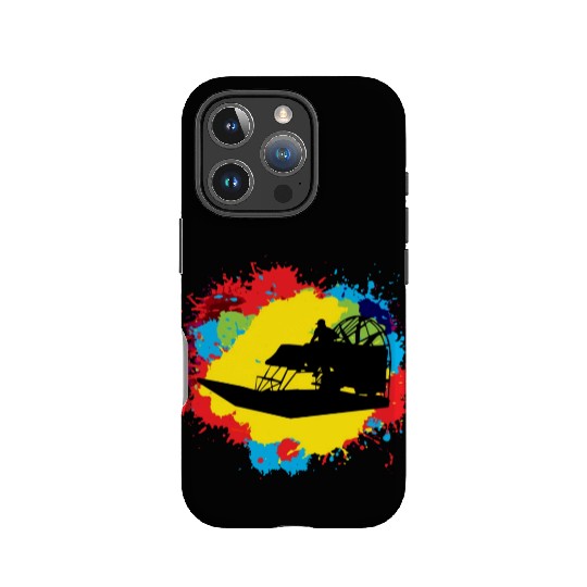 Airboat Fanboat Airboating Planeboat Swamp boat IPhone Cases