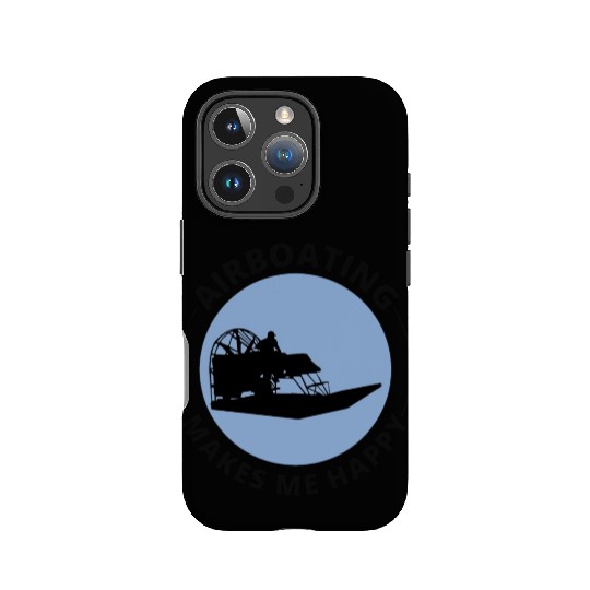 Airboat Fanboat Airboating Planeboat Swamp boat IPhone Cases