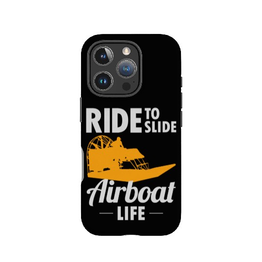 Airboat Fanboat Airboating Swamp boat Race Ride IPhone Cases