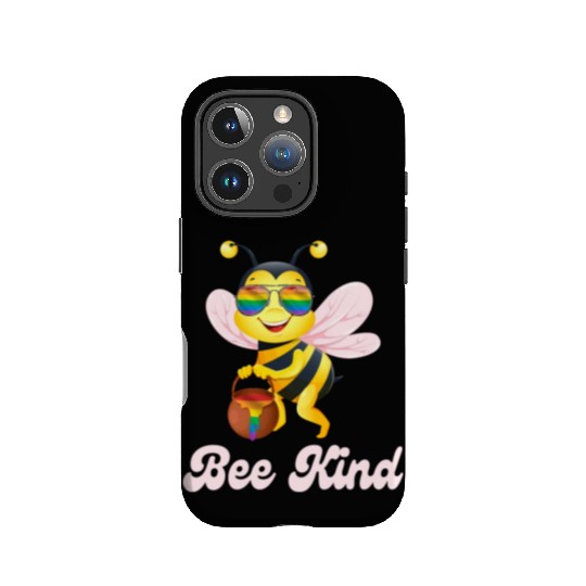 Bee LGBTQ Pride Rainbow Flag Kindness IPhone Cases