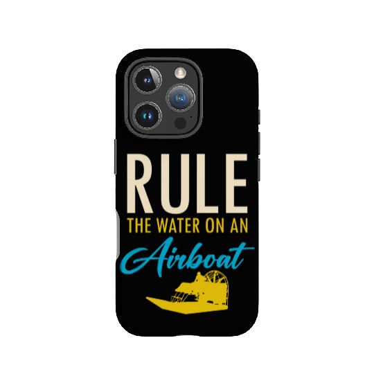 Airboat Fanboat Airboating Planeboat Swamp boat IPhone Cases