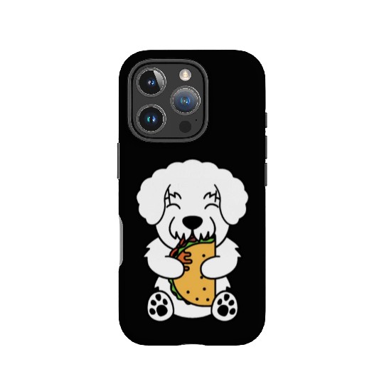 Bichon Frise Taco Lover IPhone Cases