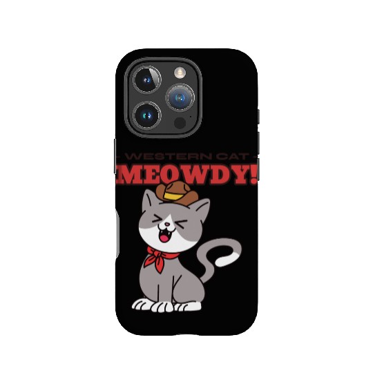 Western Cat IPhone Cases