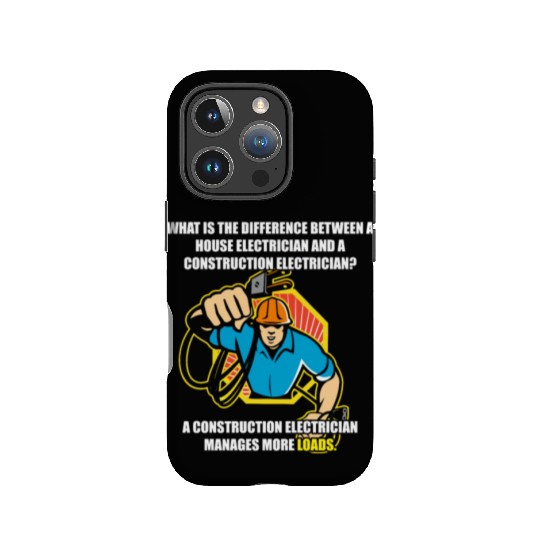 Electrician Electrical Engineer Lineman IPhone Cases