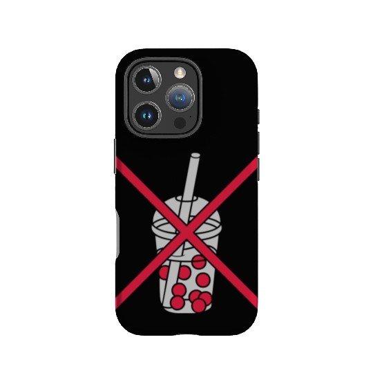 Zone bubble tea forbidden IPhone Cases