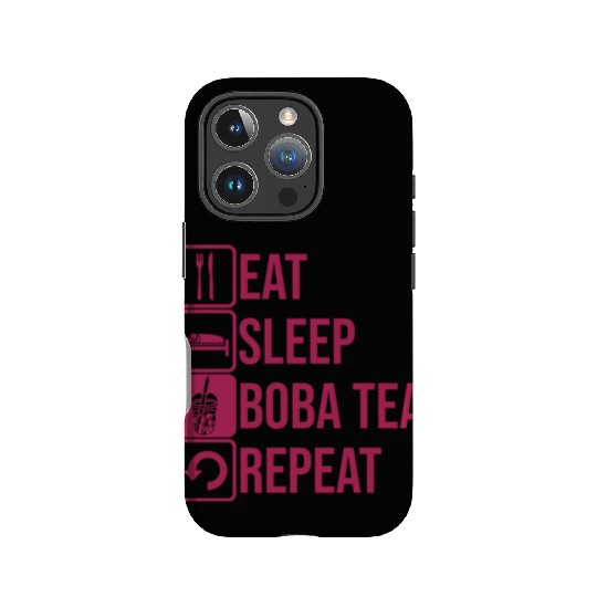 Daily Repeat Boba Tea IPhone Cases