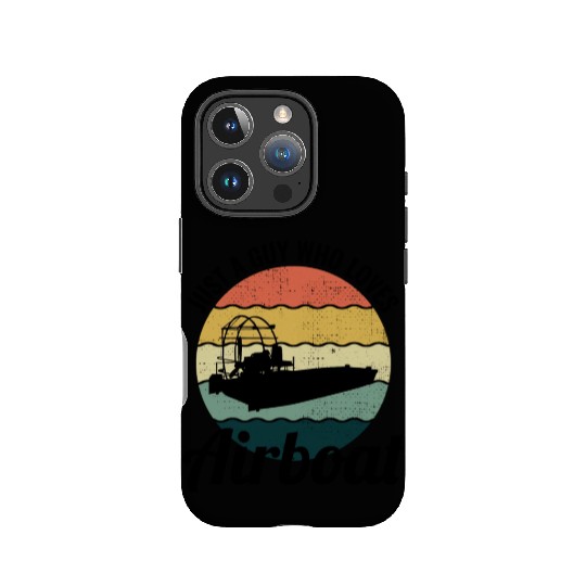 Airboat Fanboat Airboating Planeboat Swamp boat IPhone Cases