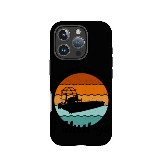 Airboat Fanboat Airboating Planeboat Swamp boat IPhone Cases
