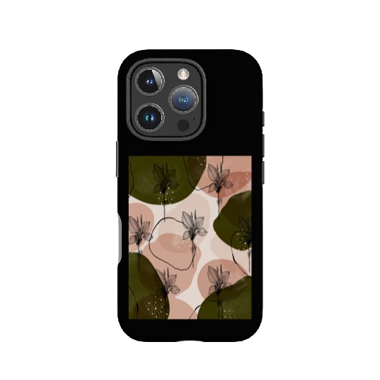 Summer Green Tropical flower IPhone Cases