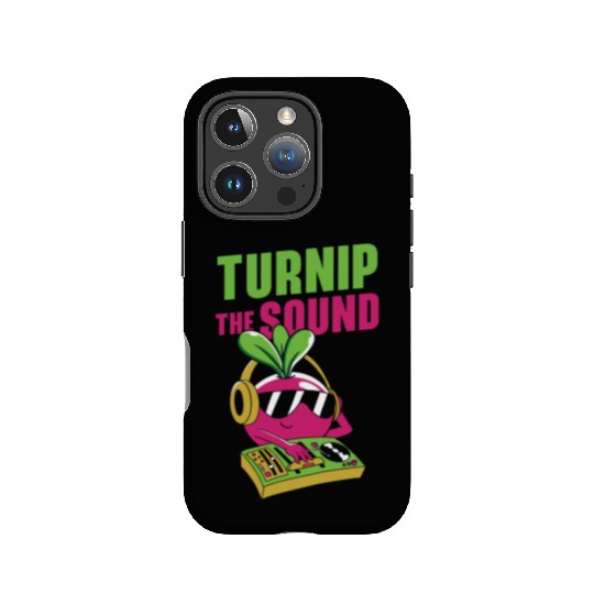 Music Turnip Party Music Lover Vegetable IPhone Cases