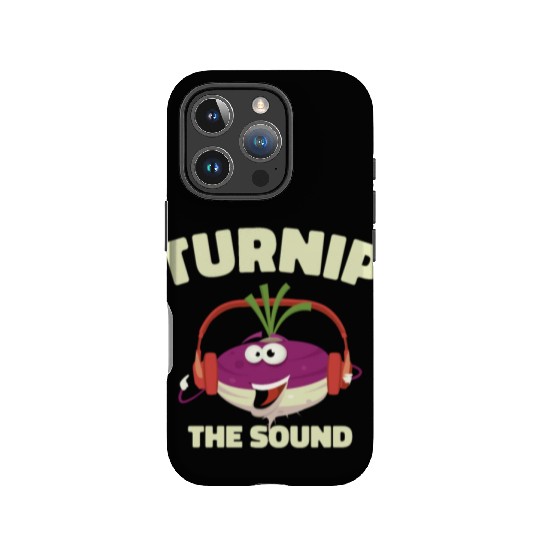 Music Turnip Party Music Lover Vegetable IPhone Cases