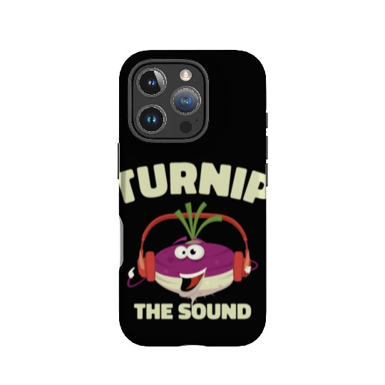 Music Turnip Party Music Lover Vegetable IPhone Cases