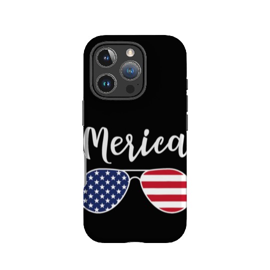 Merica Red Whie And Blue Stars Stripes Sunglasses IPhone Cases