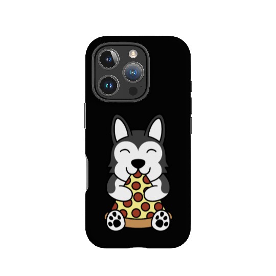 Husky Pizza Lover IPhone Cases