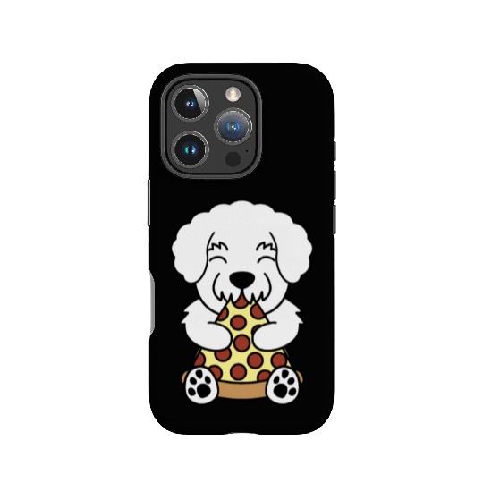 Bichon Frise Pizza Lover IPhone Cases