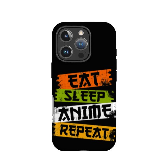 Eat Sleep Anime Repeat Japanese Manga Japan Lover IPhone Cases