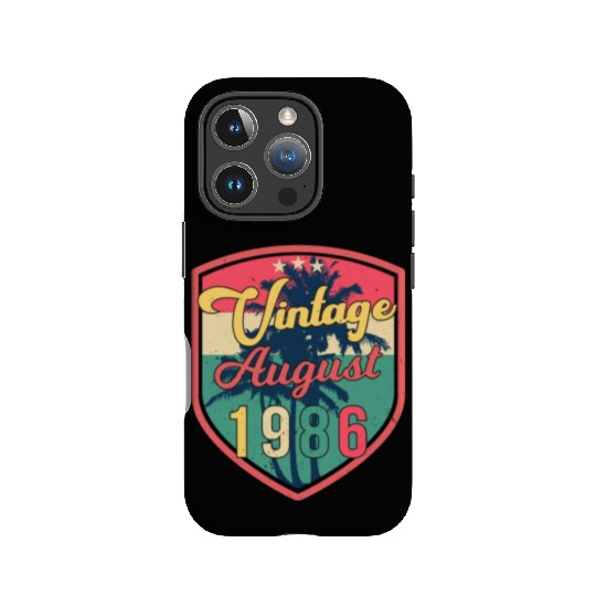 August 1986 Gift Idea IPhone Cases