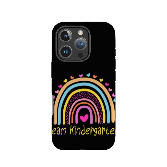 Team Kindergarten Teacher Rainbow IPhone Cases