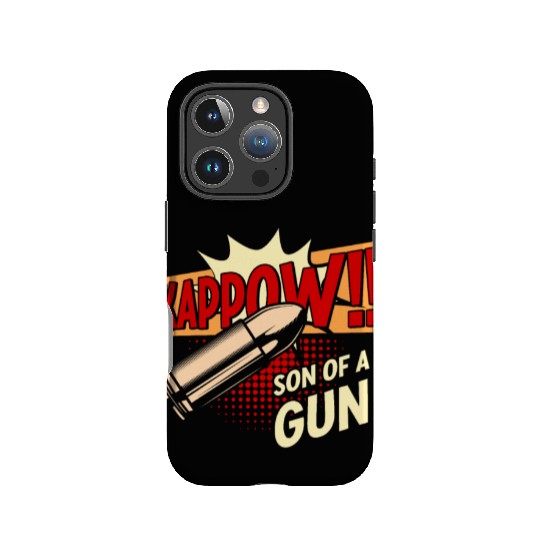 Kappow Bullets Gun Explosion Big bang Aesthetic IPhone Cases