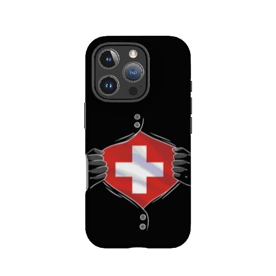 Switzerland flag proud IPhone Cases