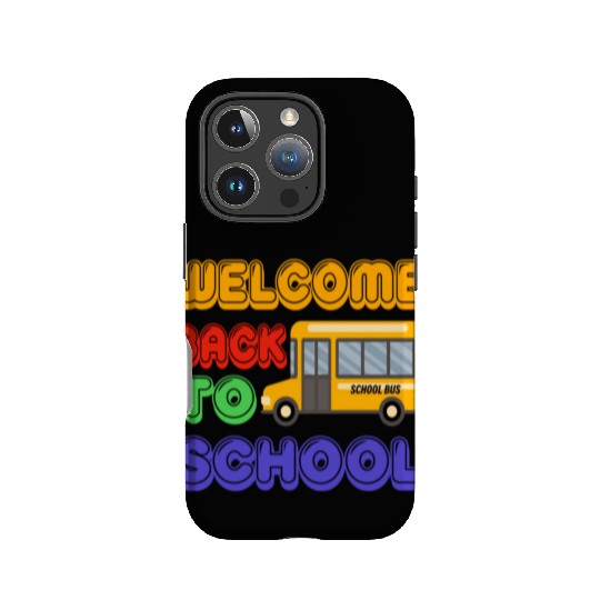 Welcome back to school bus IPhone Cases