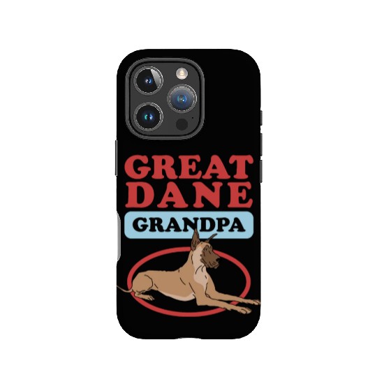Great Dane Grandpa Dog Owner Great Danes IPhone Cases