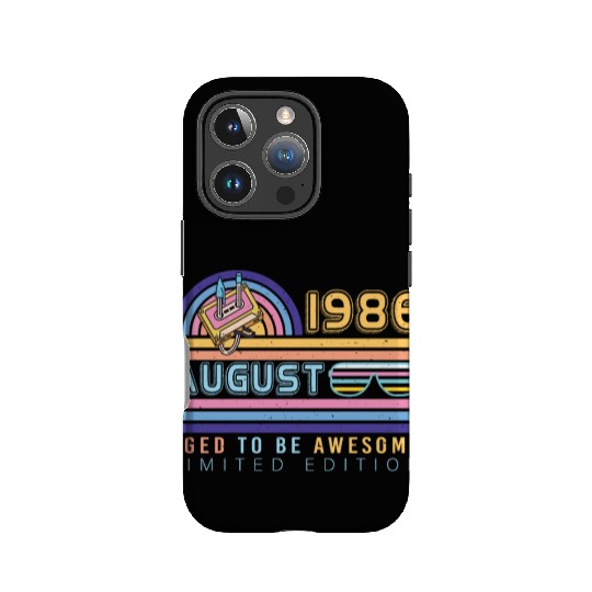 Birthday Greeting August 1986 IPhone Cases