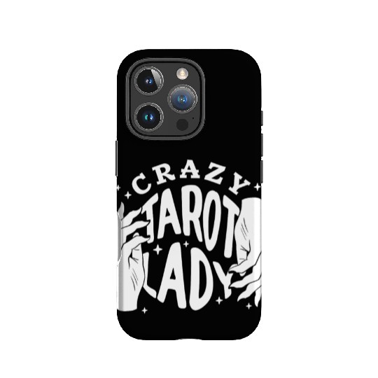 Divination Crazy Tarot Lady Crystal Ball Tarot IPhone Cases