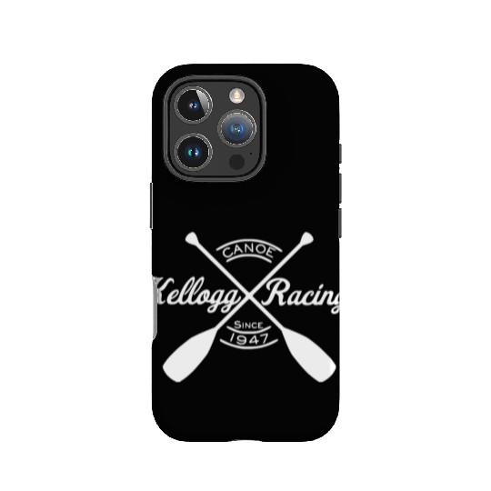 Kellogg Canoe Racing -WHITE IPhone Cases