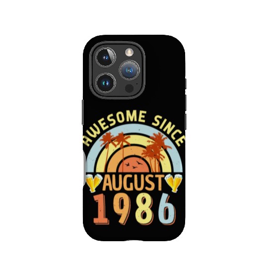1986 Born In August IPhone Cases