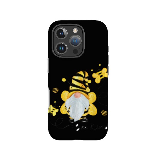 Be Kind Gnome And Bee Hippy Gnome Lover IPhone Cases