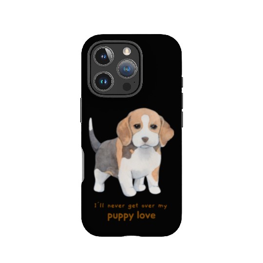 I'll Never Get over my Puppy Love. Adorable Beagle IPhone Cases