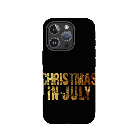 Christmas In July Xmas Tree Lights Santa Beach IPhone Cases