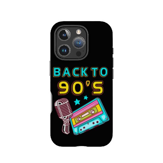 Back To 90's Cassette Mixtape 90s Music Lover IPhone Cases