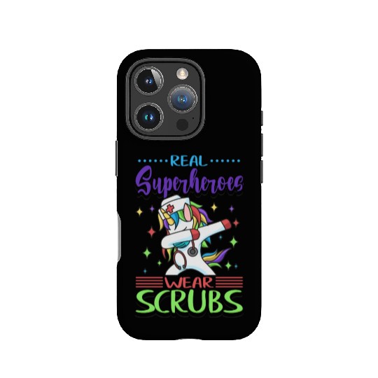 Nurse Real Superheroes Wear Scrubs Nursing IPhone Cases