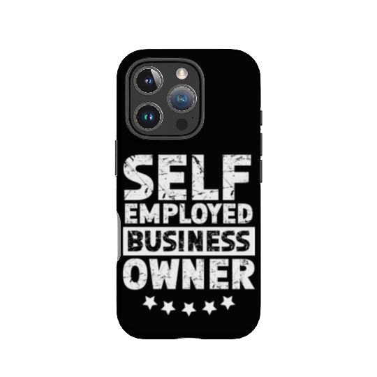 Self Employed Business Owner Work Freelancer Boss IPhone Cases
