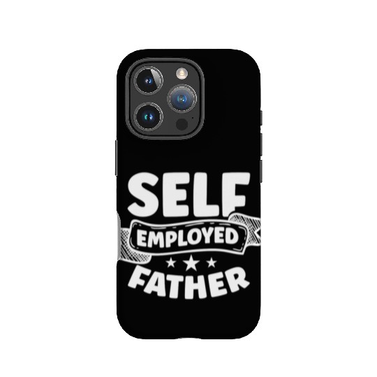 Self Employed Father Freelancer Work Boss Job IPhone Cases