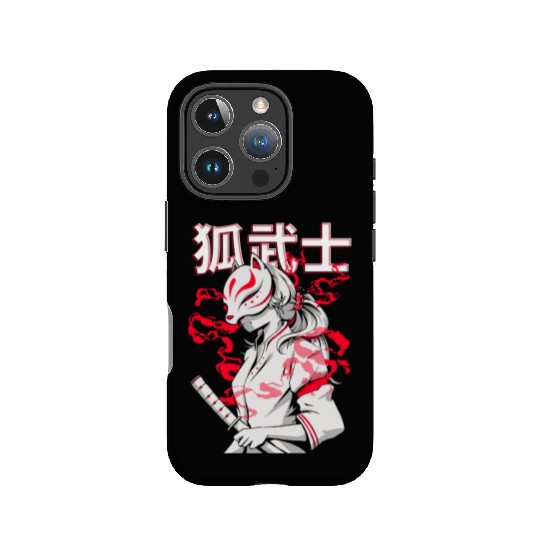 Anime Cat Mask Samurai | Anime Lover | Otaku IPhone Cases