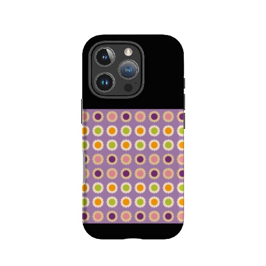 Power Flowers Phone case, Purple Pattern IPhone Cases