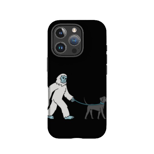 Bigfoot Sasquatch Walking Great Dane IPhone Cases