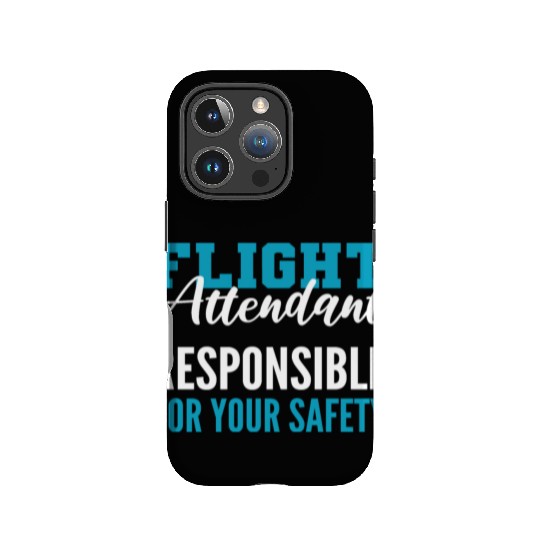 Responsible for Safety Cabin Crew Gift IPhone Cases
