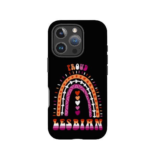 Proud Lesbian Pride Boho Rainbow IPhone Cases