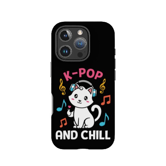 kpop and chill k pop music, korean pop music IPhone Cases