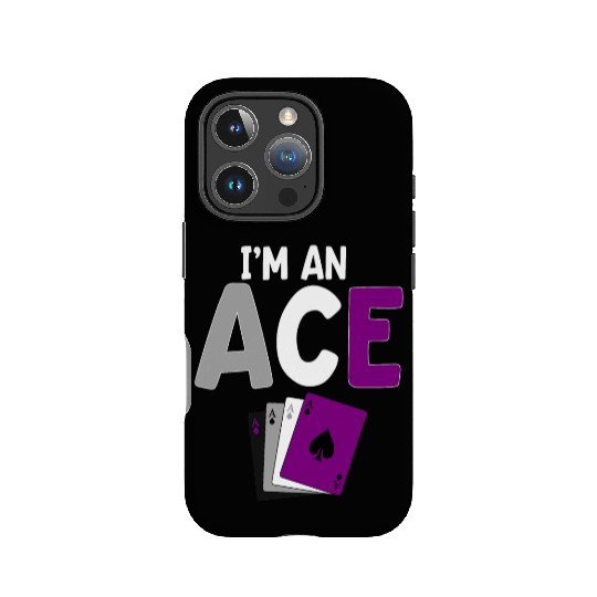 I'm An Ace Asexual Pride Playing Card IPhone Cases