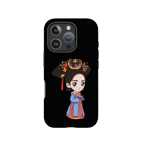HAND PAINTED GIRL IMAGE IPhone Cases