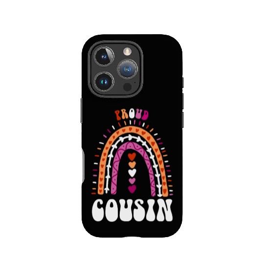 Proud Cousin Lesbian Pride Boho Rainbow IPhone Cases